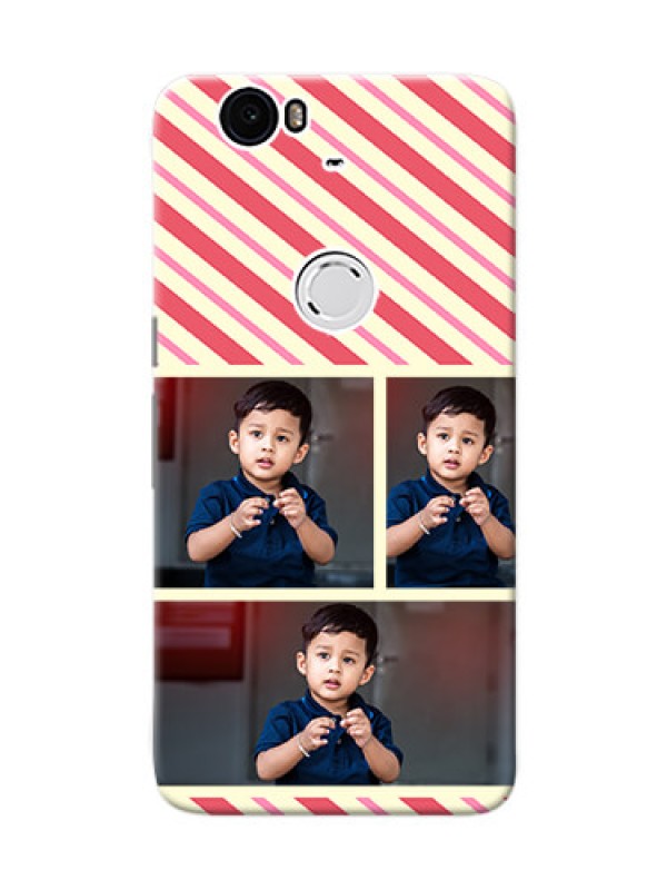 Custom Huawei Nexus 6P Multiple Picture Upload Mobile Case Design