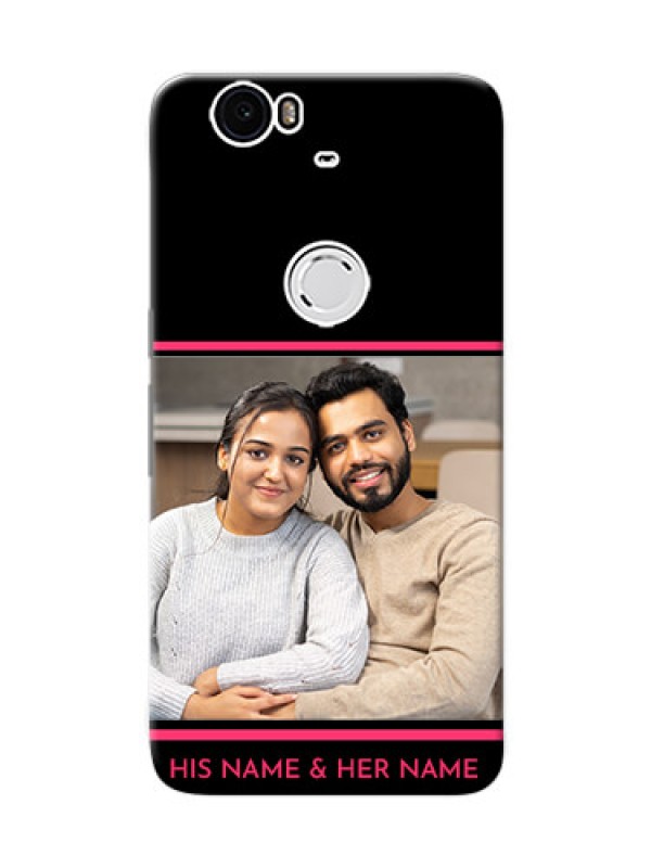 Custom Huawei Nexus 6P Photo With Text Mobile Case Design