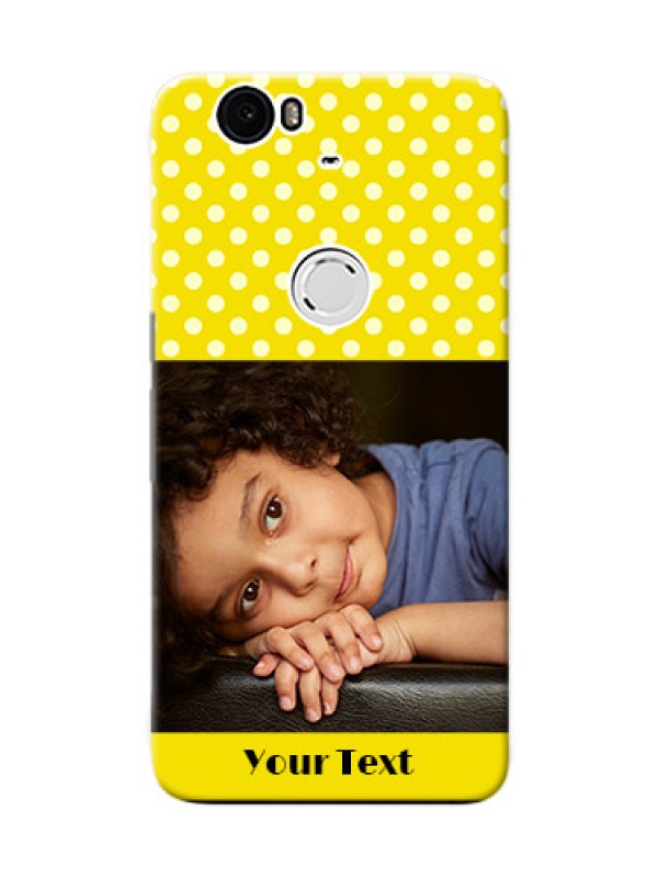 Custom Huawei Nexus 6P Bright Yellow Mobile Case Design
