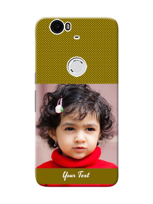 Custom Huawei Nexus 6P Simple Green Colour Mobile Case Design