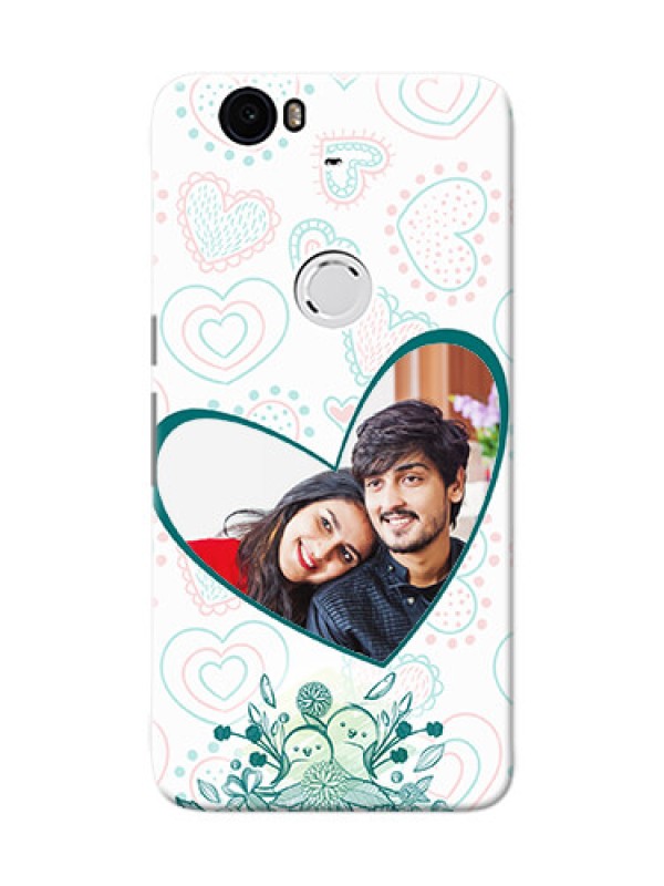 Custom Huawei Nexus 6P Couples Picture Upload Mobile Case Design