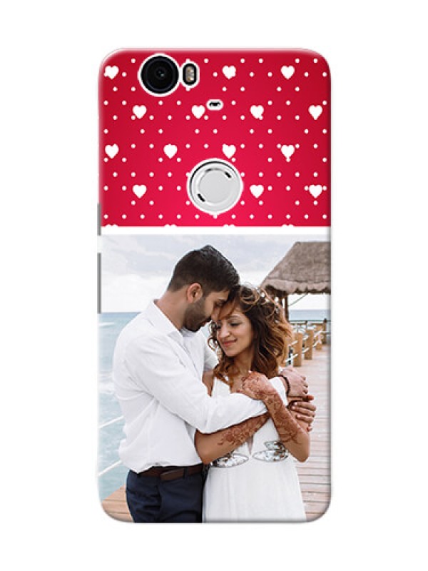 Custom Huawei Nexus 6P Beautiful Hearts Mobile Case Design
