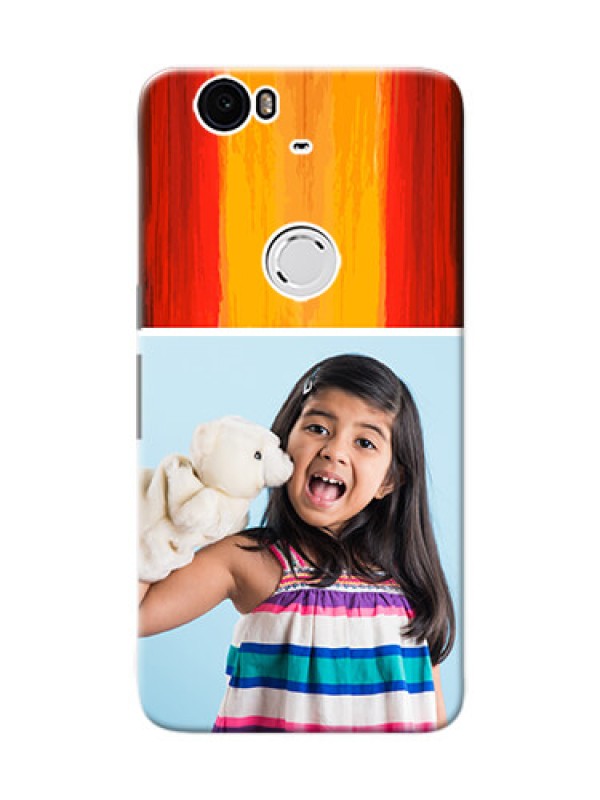 Custom Huawei Nexus 6P Colourful Mobile Cover Design