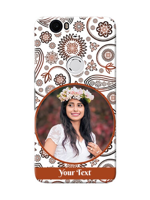 Custom Huawei Nexus 6P Floral Abstract Mobile Case Design