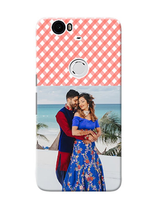 Custom Huawei Nexus 6P Pink Pattern Mobile Case Design