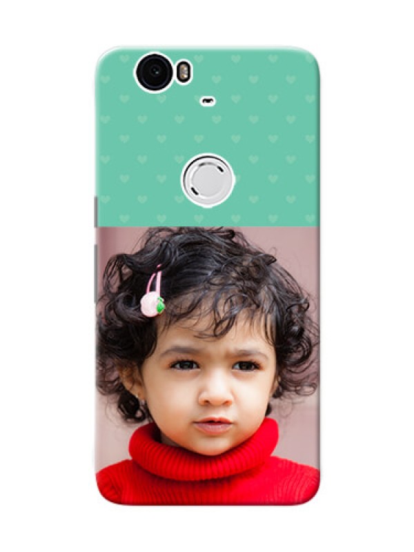 Custom Huawei Nexus 6P Lovers Picture Upload Mobile Cover Design