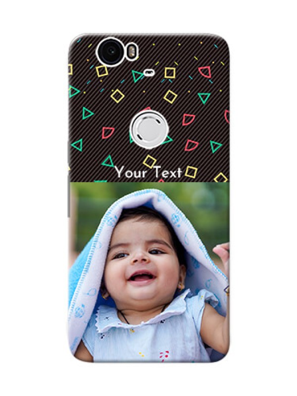 Custom Huawei Nexus 6P confetti birthday Design