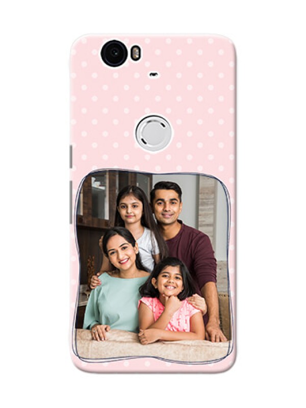 Custom Huawei Nexus 6P A happy family with polka dots Design