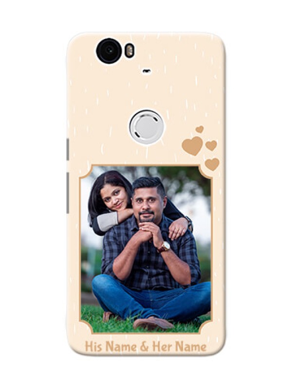 Custom Huawei Nexus 6P confetti love Design