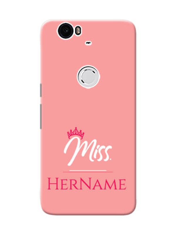 Custom Nexus 6P Custom Phone Case Mrs with Name
