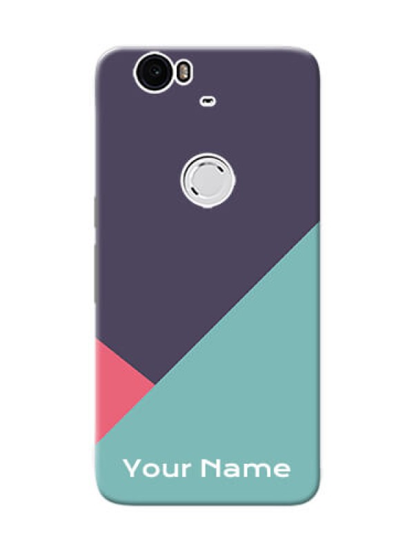 Custom Nexus 6P Custom Phone Cases: Tri Color abstract Design