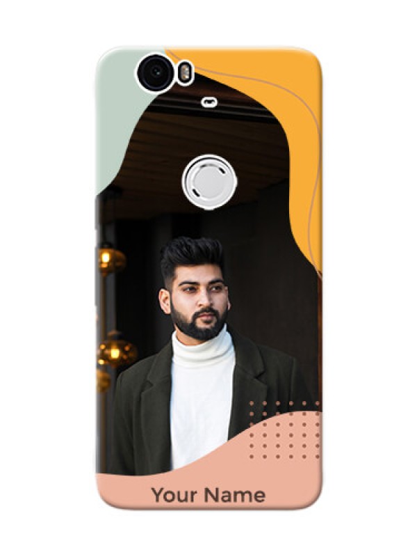 Custom Nexus 6P Custom Phone Cases: Tri-coloured overlay design
