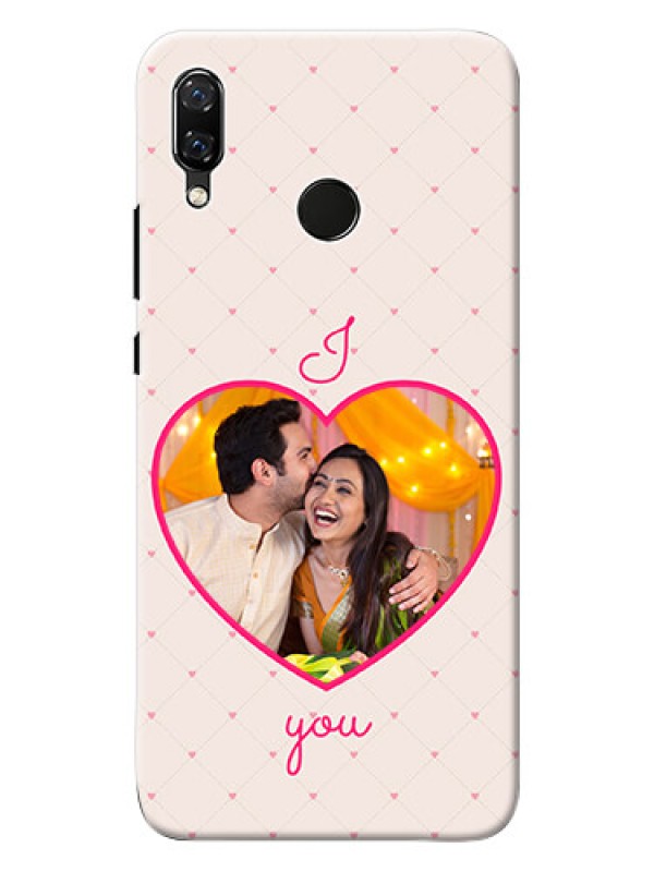 Custom Huawei Nova 3 Love Symbol Picture Upload Mobile Case Design