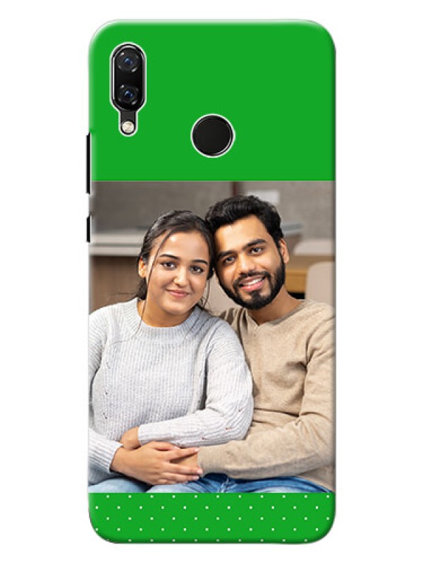 Custom Huawei Nova 3 Green And Yellow Pattern Mobile Cover Design