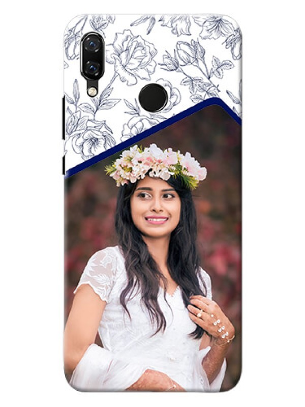 Custom Huawei Nova 3 Floral Mobile Cover Design