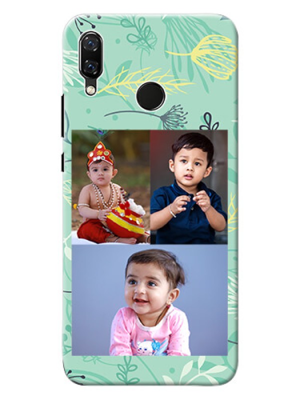 Custom Huawei Nova 3 family is forever with floral pattern Design