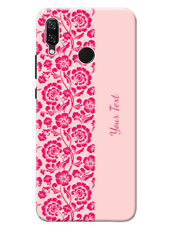 Custom Nova 3 Phone Back Covers: Attractive Floral Pattern Design