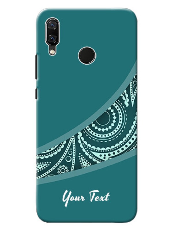Custom Nova 3 Custom Phone Covers: semi visible floral Design