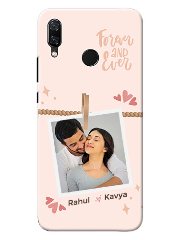 Custom Nova 3 Phone Back Covers: Forever and ever love Design