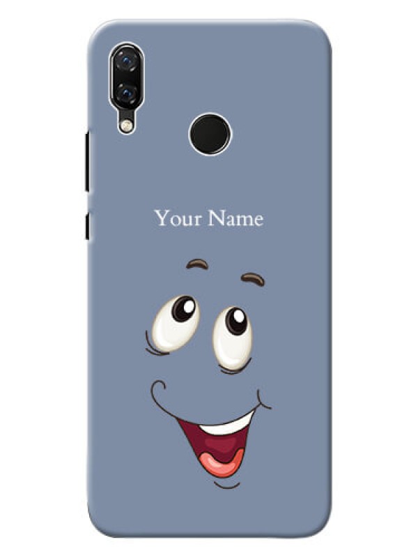 Custom Nova 3 Phone Back Covers: Laughing Cartoon Face Design