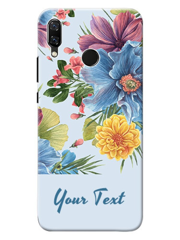 Custom Nova 3 Custom Phone Cases: Stunning Watercolored Flowers Painting Design