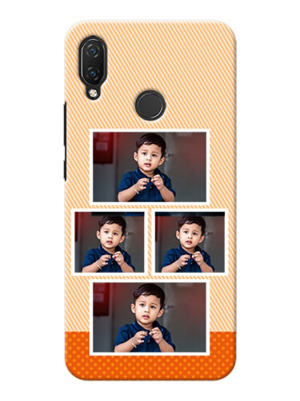 Custom Huawei Nova 3i Mobile Back Covers: Bulk Photos Upload Design