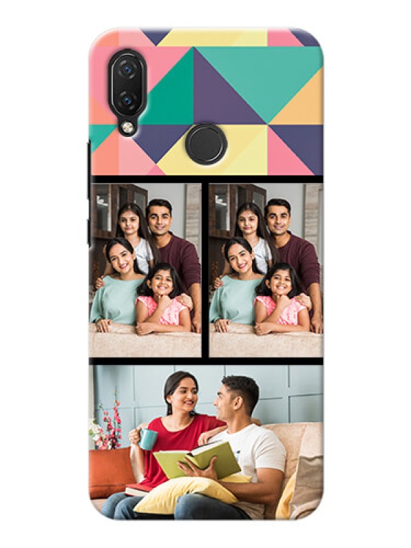 Custom Huawei Nova 3i personalised phone covers: Bulk Pic Upload Design
