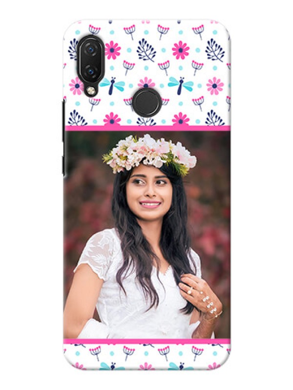 Custom Huawei Nova 3i Mobile Covers: Colorful Flower Design