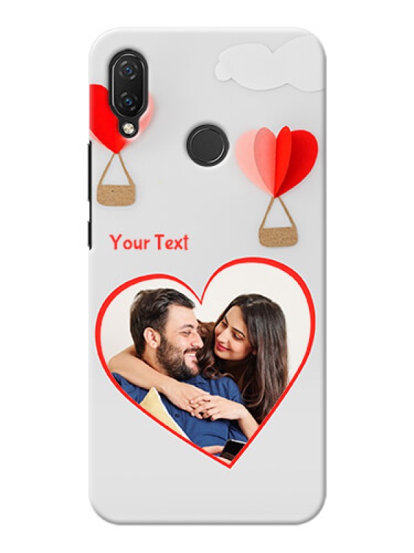 Custom Huawei Nova 3i Phone Covers: Parachute Love Design
