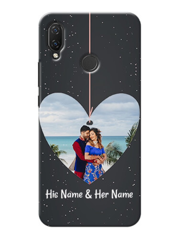 Custom Huawei Nova 3i custom phone cases: Hanging Heart Design