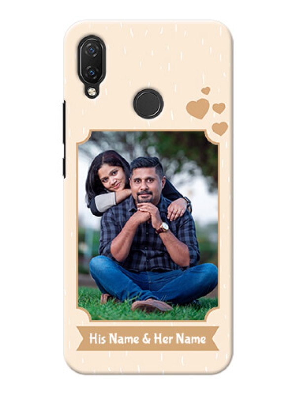 Custom Huawei Nova 3i mobile phone cases with confetti love design 