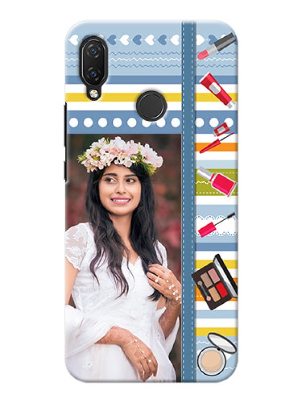Custom Huawei Nova 3i Personalized Mobile Cases: Makeup Icons Design
