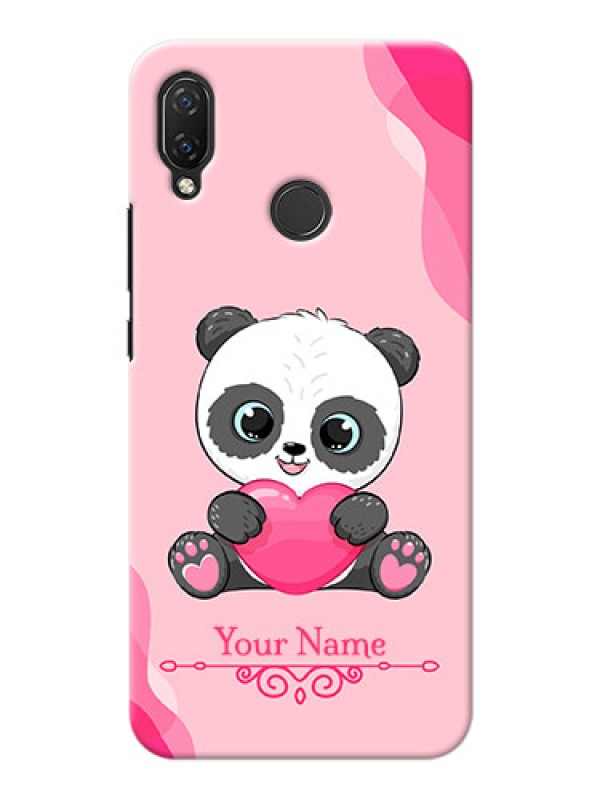 Custom Nova 3i Mobile Back Covers: Cute Panda Design