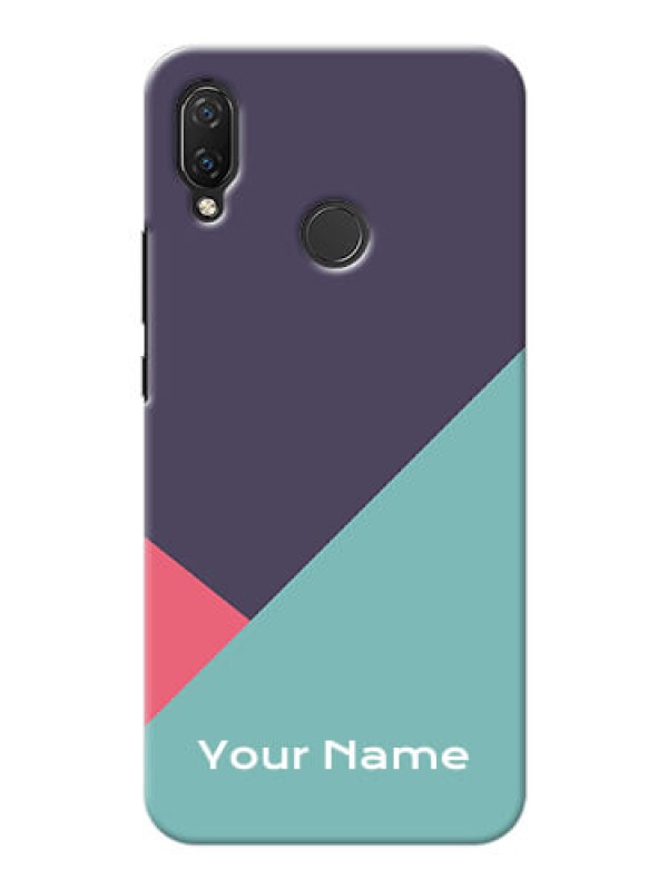 Custom Nova 3i Custom Phone Cases: Tri Color abstract Design