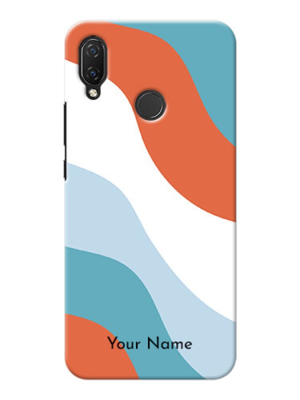 Custom Nova 3i Mobile Back Covers: coloured Waves Design
