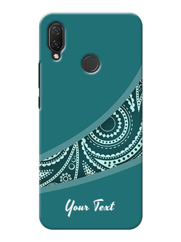 Custom Nova 3i Custom Phone Covers: semi visible floral Design