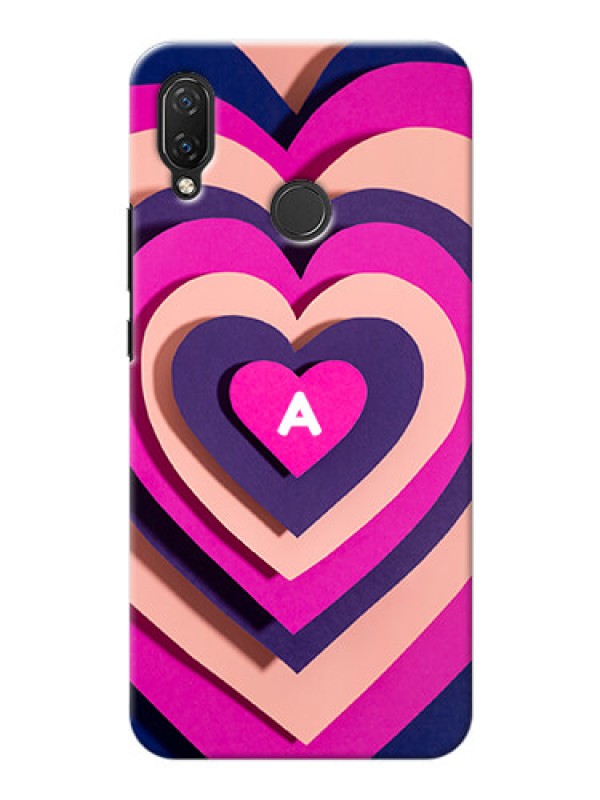 Custom Nova 3i Custom Mobile Case with Cute Heart Pattern Design