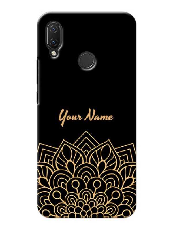 Custom Nova 3i Back Covers: Golden mandala Design