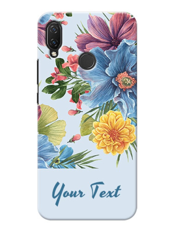 Custom Nova 3i Custom Phone Cases: Stunning Watercolored Flowers Painting Design