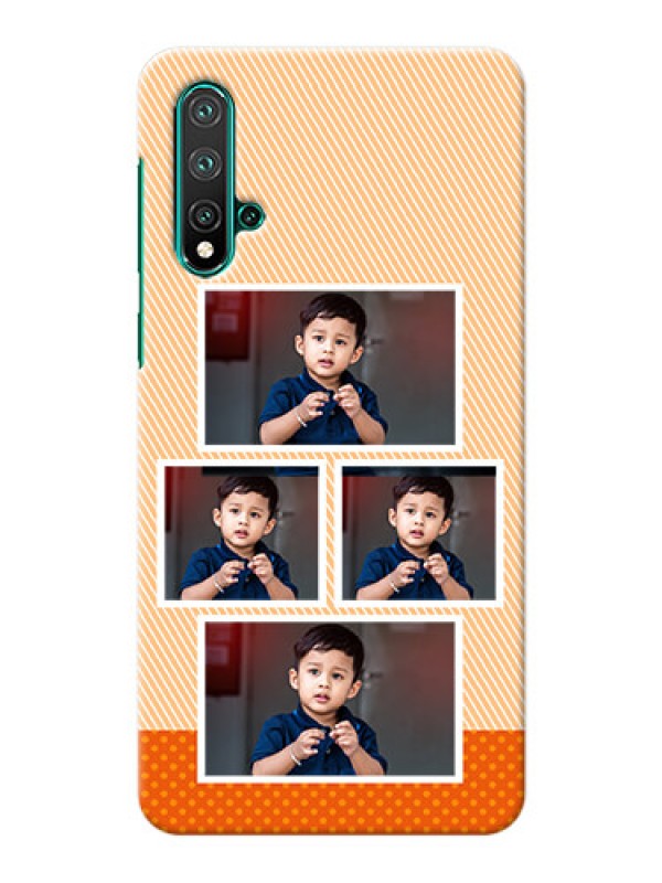 Custom Huawei Nova 5 Mobile Back Covers: Bulk Photos Upload Design