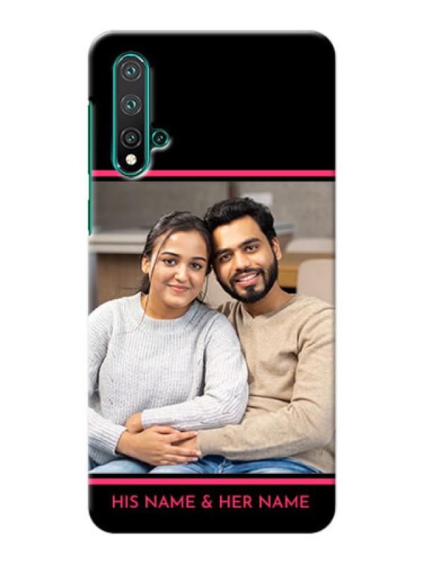 Custom Huawei Nova 5 Mobile Covers With Add Text Design