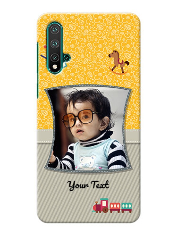Custom Huawei Nova 5 Mobile Cases Online: Baby Picture Upload Design