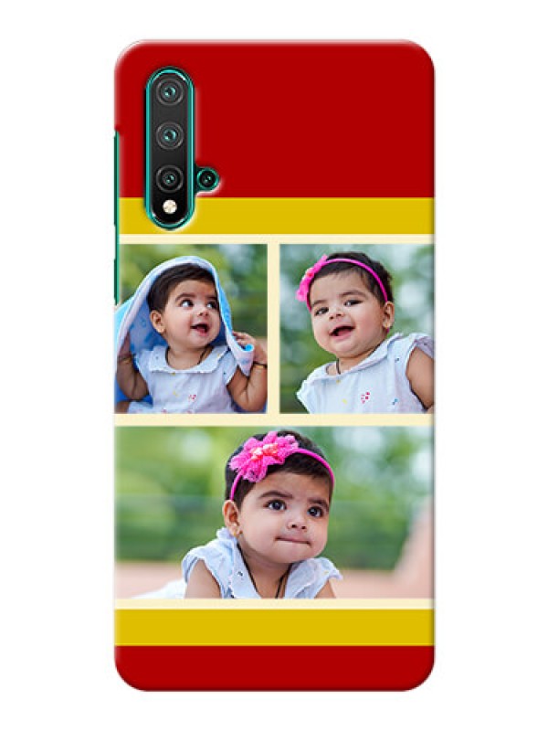 Custom Huawei Nova 5 mobile phone cases: Multiple Pic Upload Design