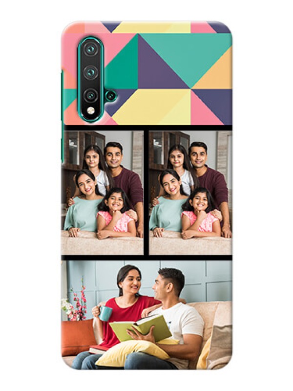 Custom Huawei Nova 5 personalised phone covers: Bulk Pic Upload Design