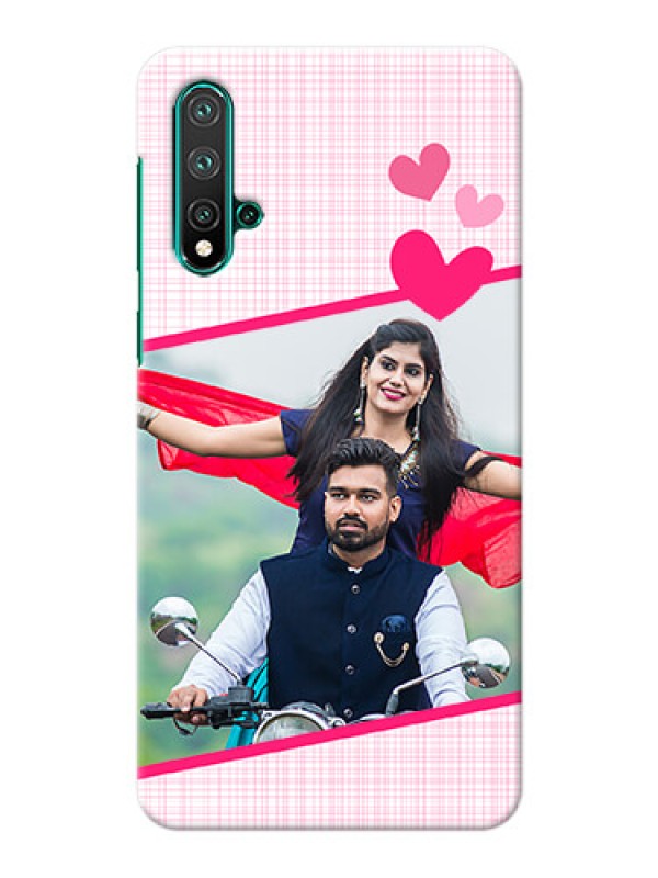 Custom Huawei Nova 5 Personalised Phone Cases: Love Shape Heart Design