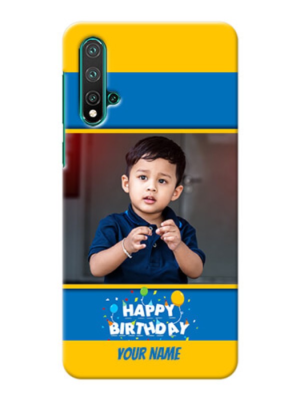Custom Huawei Nova 5 Mobile Back Covers Online: Birthday Wishes Design
