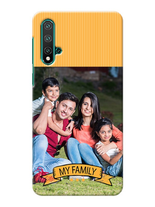 Custom Huawei Nova 5 Personalized Mobile Cases: My Family Design