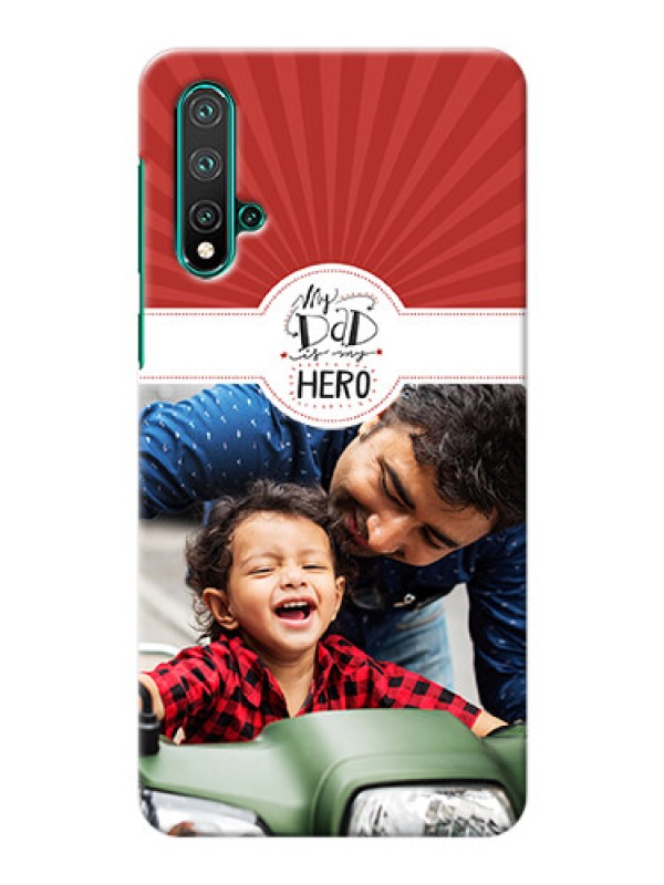 Custom Huawei Nova 5 custom mobile phone cases: My Dad Hero Design