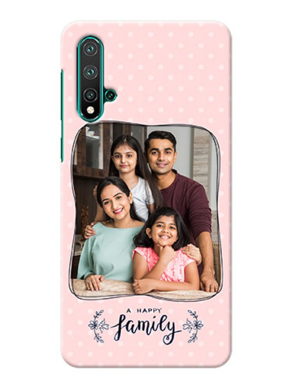 Custom Huawei Nova 5 Personalized Phone Cases: Family with Dots Design