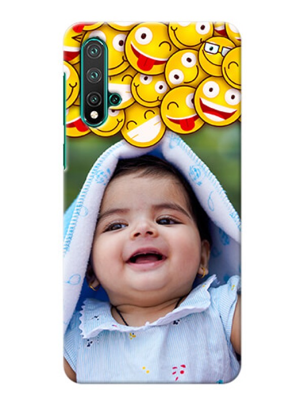 Custom Huawei Nova 5 Custom Phone Cases with Smiley Emoji Design